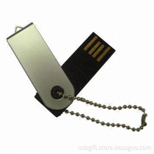 USB flash disk, 4GB capacity, swivel style, for promotional gift